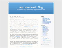 Tablet Screenshot of blog.macjams.com